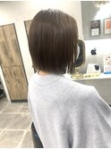 切りっぱなしボブ/