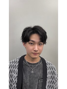 デフカッヅ 北千住(DEF CUTZ) センターパート+ニュアンスパーマ