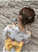 浴衣ツインアレンジ