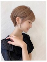 ハローバイシー 仙台(Hello by Sea)&nbsp;丸みショート/大人可愛いショートボブ/耳かけショート/仙台/ボブ
