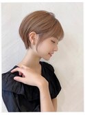 丸みショート/大人可愛いショートボブ/耳かけショート/仙台/ボブ