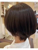 フォーチューン Hair&Spa Fortune&nbsp;アクセントショートボブ/ヘルシースタイル/アッシュオリーブ