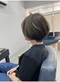 グレージュ(ハイライト履歴あり)