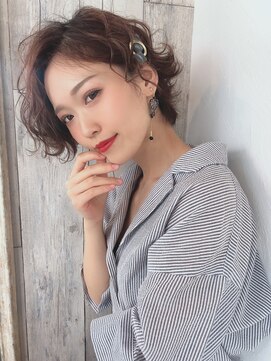 ラベル(Label) 長め前髪×艶ショート