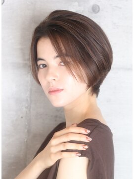 インセプション 銀座(INCEPTION) ショート・ボブ/面長/前髪なし/絶壁解消/30代/40代/50代/くびれ