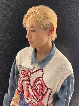 アッドバイケーツー 心斎橋(add by k-two Men's)の写真/初めてのカラーも！今っぽさを取り込んだスタイルをご提案！校則回避のソフトツイストパーマもおすすめ◎