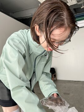 カシェル(cashel) ブリーチなし ブリーチなしダブルカラー ブラウン ベージュ