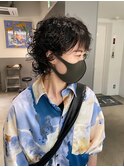 ウルフパーマ/くるくるパーマ/ショートウルフ