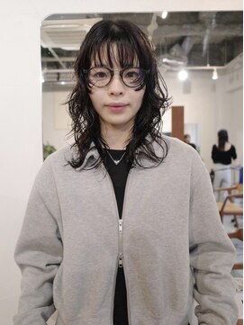 ヨー(Yoh-) 【ウルフパーマ/中里千尋】レイヤーパーマ/ウルフ/パーマ