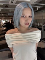 ロジ(loji)&nbsp;ペールブルー×ボブレイヤー