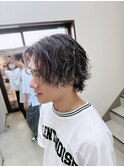 サーフカール　メンズパーマ　メンズサロン　マッシュカット　