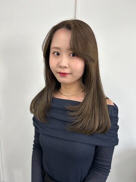 メゾンアトリエ(MaisonAtelier) ブリーチなしオリーブベージュ