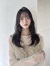 《お手入れも簡単★》ストレート＋カラー＋カット＋トリート￥18000