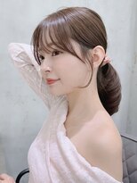 ロンド メリー 大宮(Lond merry)&nbsp;ミディアムレイヤーカット/レイヤー/顔周り/韓国/髪質改善/大宮