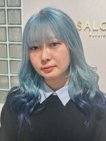 エン 栄店(enne)&nbsp;ココアベージュ/クラゲヘアー/ボブレイヤー/小顔/黒髪/栄