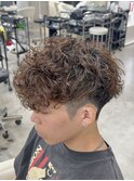 熊本メンズカット スペインカール スパイラルパーマ