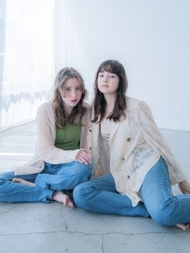 黒髪/クラゲヘアー/オリーブグレー/小顔/ココアベージュ/茨木 