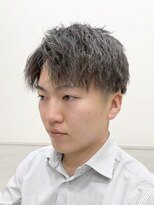 ヨシザワインク プレミアム 築地店(YOSHIZAWA Inc. PREMIUM)&nbsp;アップバングツイスパショートカジュアルメンズパーマ