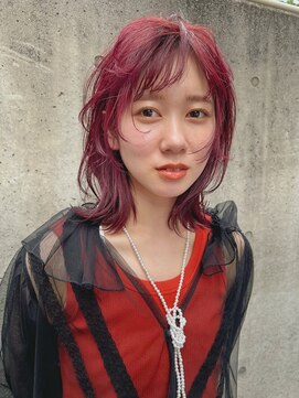 クリアーオブヘアー 栄南店(CLEAR of hair) 顔まわりレイヤー/暖色カラー