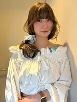 ニコフクオカヘアーメイク(NIKO Fukuoka Hair Make)&nbsp;【NIKO】ブリーチなしダブルカラー.福岡ベージュ.顔まわりカット