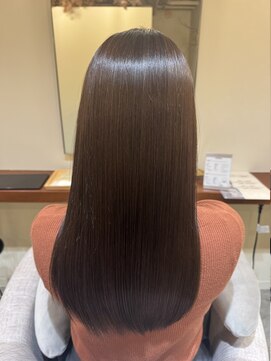 ミントリーフ 田中店(Mint leaf) 髪質改善カラーエステ 艶髪仕上げ