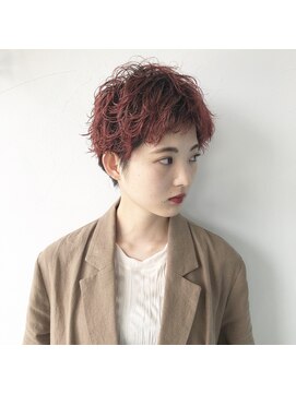 テクライズ 豊橋店(TECHRISE) ピンクローズ×ベリーショート