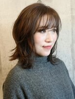 オーキッドバイヘアー(OrchiD.byhair) モテかわ/ウルフミディ/くびれ小顔カット/大人ミディアム/仙台