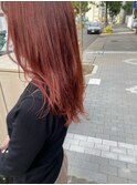 ブリーチなし☆透明感チェリーピンク♪