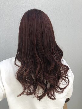 エイト 沖縄豊崎店(EIGHT toyosaki) 【EIGHT 豊崎】お客様スタイル_ワインレッドカラー