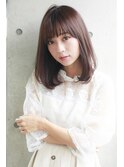 髪質改善　ベビーバングワンカールシルエット　30代40代