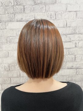 ベルポ(Bellpo) かわいいオレンジ×髪質改善ストレート