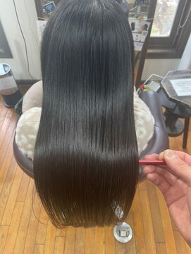 美容室 メザミー MESAMIES 髪質改善大人かわいい黒髪ストレートロング30代40代50代