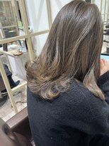 ロハスヘア アンジェ(LOHAS hair ANGIE) 冬のシフォンカットに柔らかミルクティーベージュカラー