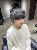 波巻きパーマ