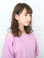 コリ 氷川台店(cori)&nbsp;ロブヘア/オリーブベージュ/レイヤーロング/鎖骨ミディアム