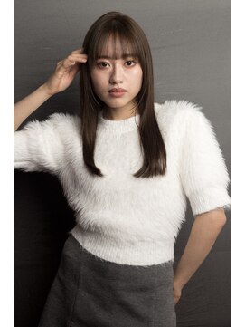 ミンクスリッカ 表参道(MINX RICCa) 大人可愛いシースルーバング　イルミナカラー　髪質改善