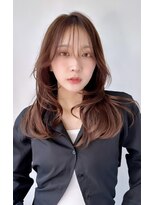 くびれヘア／韓国ヘアスタイル