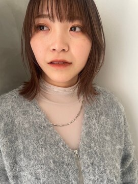 ガリカ 大名(Gallica) 【恒吉佐央理】シースルーバングに顔まわりレイヤーの垢抜けヘア