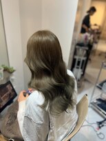 ロエ 恵比寿 代官山(ROE)&nbsp;オリーブベージュ　マチルダボブインナーグレージュ前髪