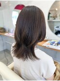 チャコール×ミディアムレイヤー