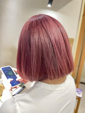 ネオリーブサイン 大森店(Neolive sign) 1ブリーチ　カシスピンク　【大森】