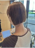 20代30代40代ミニボブショコラアッシュ透明感小顔ブリーチなし