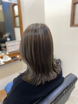 プレザントヘアラボ(PLEASANT hair labo) 寒色グレージュハイライト