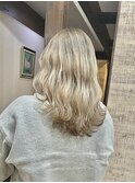 ホワイトグレージュグラデーション