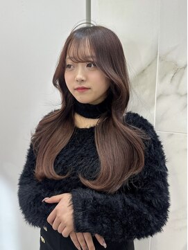 リー 梅田(Lee) miyuu/艶感チョコブラウン/ワンホンヘア/女神ヘア/韓国巻き