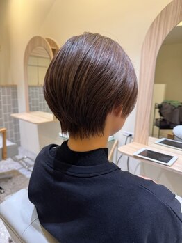 セルン(cerne)の写真/カットで差が付くショートは、伸びてきてもまとまりやすいスタイルに♪あなたの魅力を最大限に引き出します