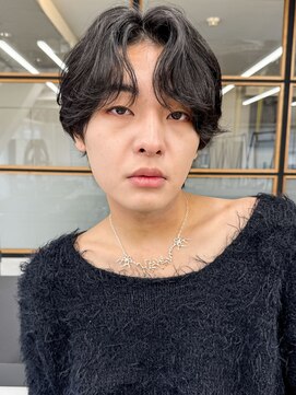 スタートウキョウ 渋谷(STAR TOKYO) 30代大人男性マッシュ×センターパートカルマパーマ