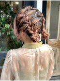 【Liko　池袋東口店】 お団子ツイン ヘアセット ヘアアレンジ