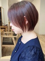 セイドット フクオカ(Say.FUKUOKA) 【Say.福岡】ショートボブ×くすみピンク×艶感カラー×髪質改善