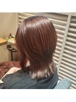 アミリー 成田美郷台店(Amily) ミディアムウルフミディ赤茶小顔美髪髪質改善サラサラケアプラン